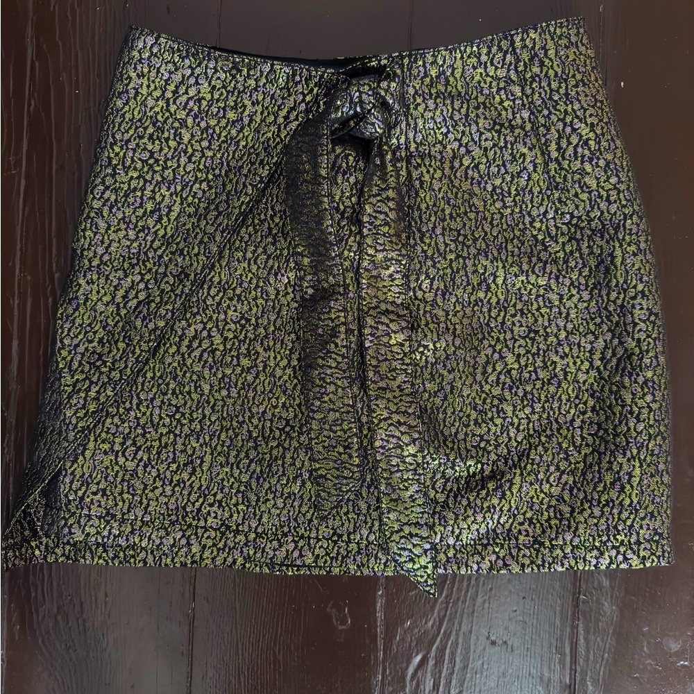 Express Metallic Skirt